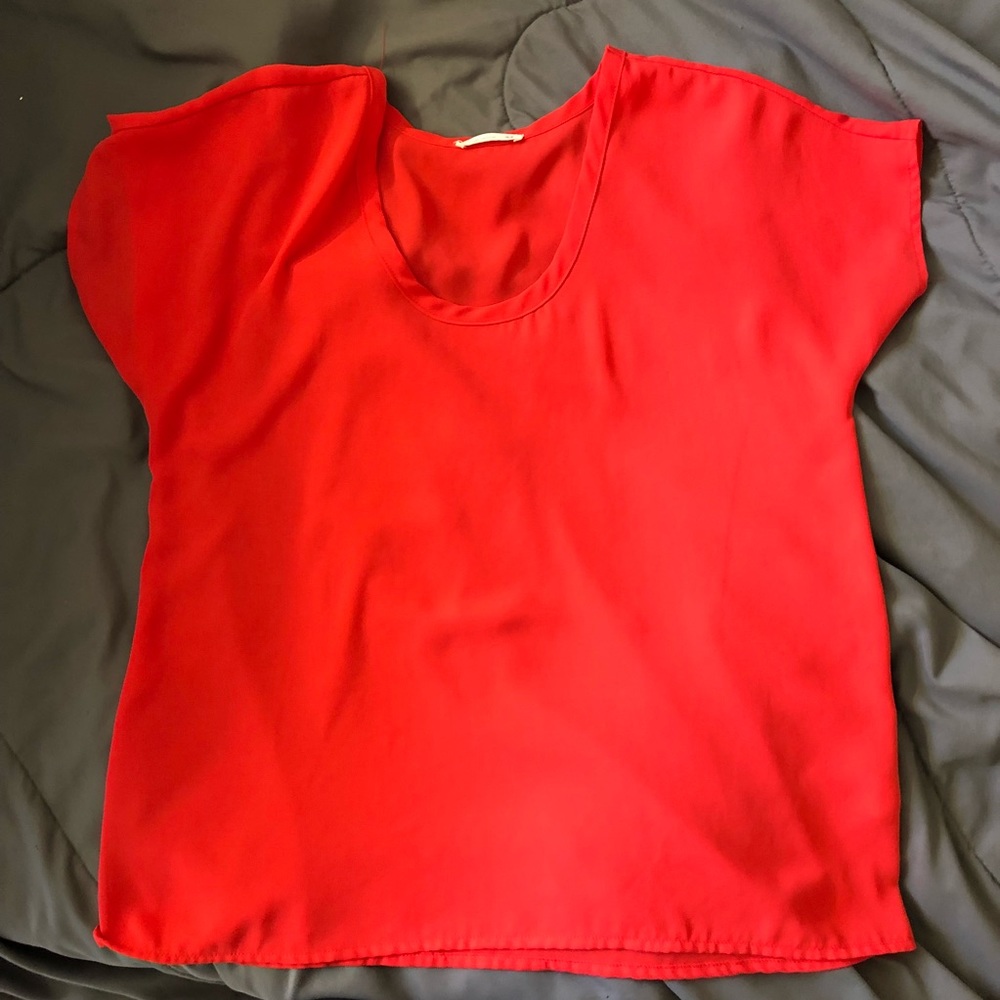 ✖️SOLD✖️Coral blouse